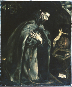 Saint Francis in Prayer by El Greco