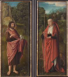 Saint John the Baptist and Saint Jerome by Master of Hoogstraeten