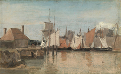 Shipping by Jean-Baptiste-Camille Corot