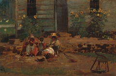 Sketch of a Cottage Yard by Winslow Homer