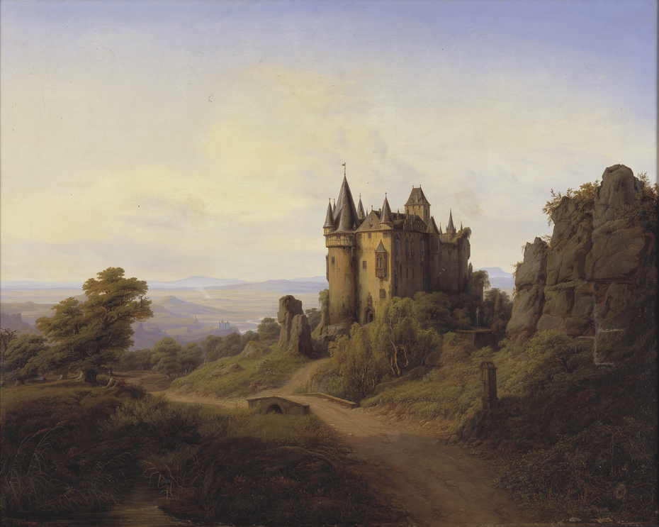 Slottet Büresheim ved Eifelfloden