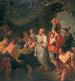 Socrates teaching Perikles by Nicolas Guibal