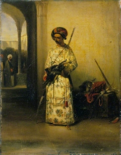 Soldier of the Guard of a Vizier by Alexandre-Gabriel Decamps