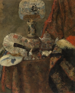Still Life with chinoiseries by James Ensor