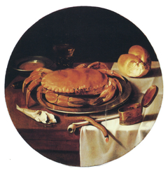 Still Life with Crab by Jan Olis