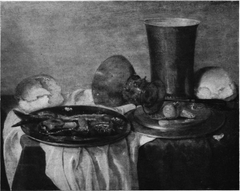Still life with fish, roemer and chalice