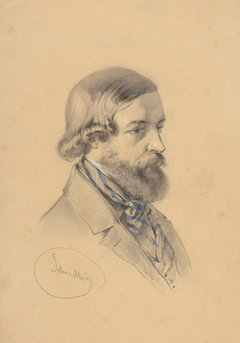 Study of a Bearded Man by Friedrich Carl von Scheidlin
