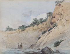 Study of Rock Formation at the Basin, Nelson by John Gully