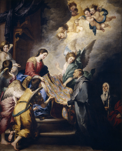 The Apparition of the Virgin to Saint Ildefonso by Bartolomé Esteban Murillo