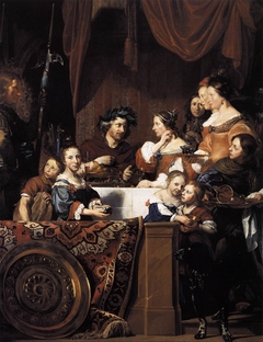 The Banquet of Antony and Cleopatra by Jan de Bray