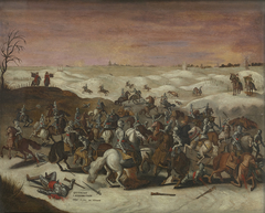 The Battle of Lekkerbeetje by Sebastiaen Vrancx