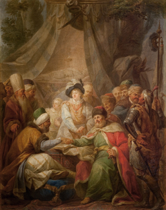 The Chocim Treaty by Marcello Bacciarelli