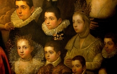 The Comiciro/Comero Family adoring the Madonna and Child by Domenico Tintoretto
