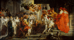 The Coronation of Marie de' Medici in Saint-Denis by Peter Paul Rubens