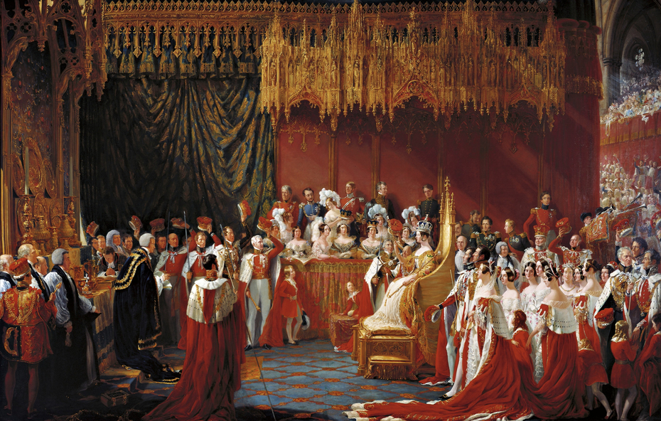 The Coronation of Queen Victoria in Westminster Abbey, 28 June 1838