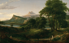 The Course of Empire: The Arcadian or Pastoral State by Thomas Cole