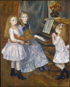 The Daughters of Catulle Mendes by Auguste Renoir