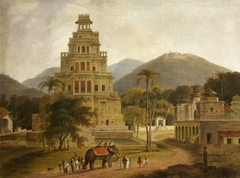 The Fort of Vellore in the Carnatic by Thomas Daniell