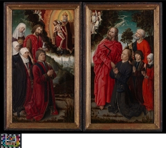 The Holy Trinity with Donors and Saints by Brabant of Vlaanderen