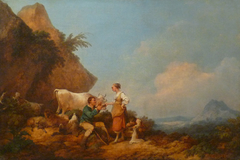The Little Milkwoman by Philip James de Loutherbourg