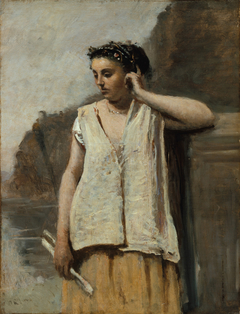 The Muse: History by Jean-Baptiste-Camille Corot