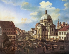 The New Town Market Square with St. Kazimierz Church