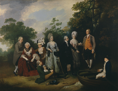 The Oliver and Ward Familie by Francis Wheatley