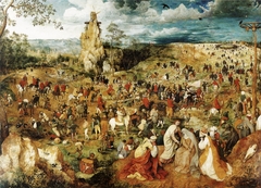 The Procession to Calvary by Pieter Brueghel the Elder