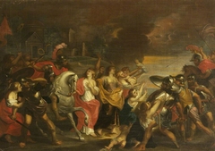 The Reconciliation of the Romans and Sabines by Victor Wolfvoet