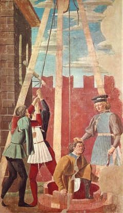 The torture of the Jew by Piero della Francesca