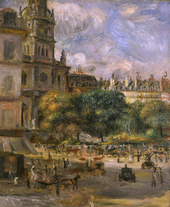 The Trinité Plaza, Paris by Auguste Renoir