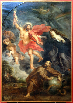 The Virgin Mary and Saint Francis Saving the World from Christ's Anger by Peter Paul Rubens