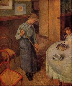 The Young Country Servant by Camille Pissarro