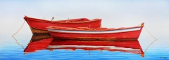 Two Red Boats by Horacio Cardozo