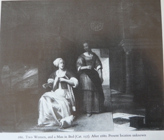 Two Women and a Man in Bed by Pieter de Hooch
