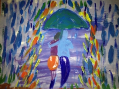 Under my umbrella by Anna Zachou