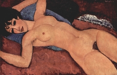 Liegender Akt by Amedeo Modigliani