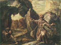 Saint Francis receiving the stigmata
