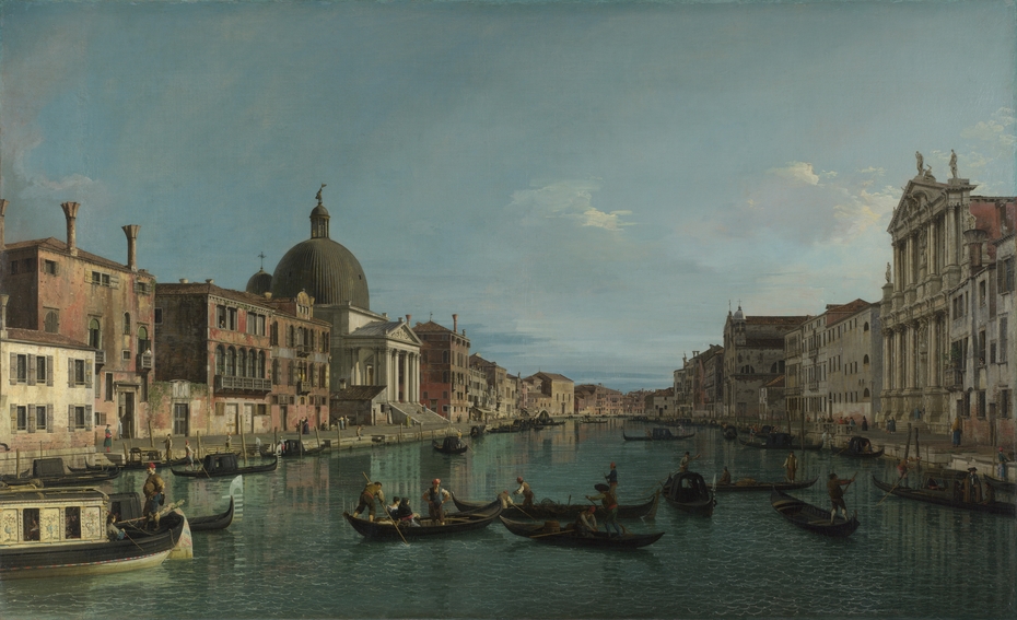 Venice: The Grand Canal with San Simeone Piccolo