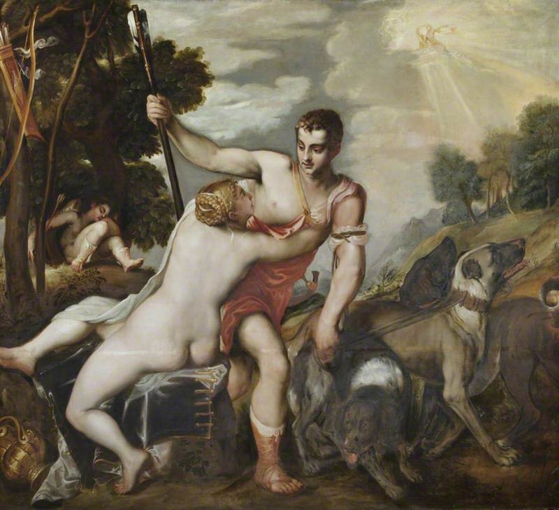 Venus and Adonis (after Titian)