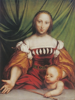 Venus and Amor by Hans Holbein the Younger