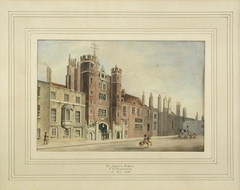 View of St. James's Place, London by Thomas Hosmer Shepherd