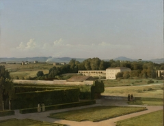 View of the Gardens of Villa Medici by Michel Martin Drolling