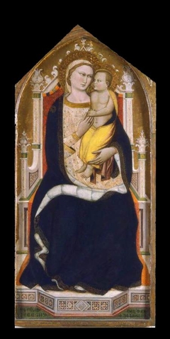 Virgin and Child Enthroned by Niccolò di Pietro Gerini
