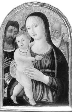 Virgin and Child with Saints Jerome and John the Baptist by Guidoccio Cozzarelli