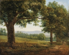 Vue aux environs de Lyon by Jean-Michel Grobon