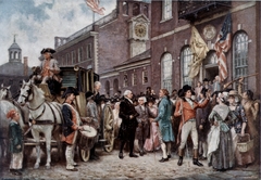 Washington's Inauguration at Philadelphia by Jean Leon Gerome Ferris