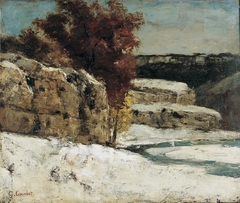Winter landscape at Ornans