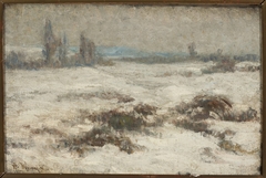 Winter landscape by Henryk Weyssenhoff