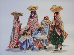 Women selling bread